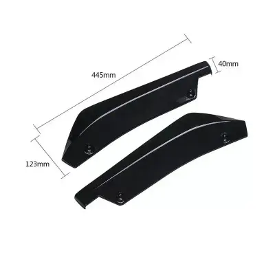 Car Rear Bumper Splitter Simple Universal Rear Lip