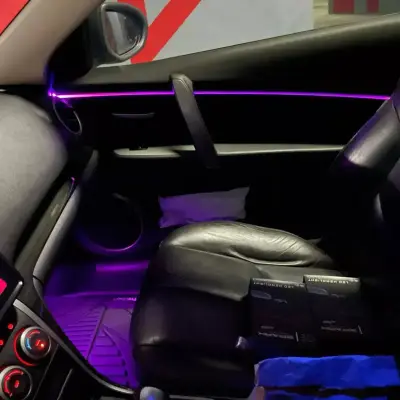 Car RGB Atmosphere Light – Interior Footwell LED Lights 4 PCS