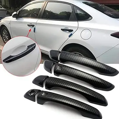 Hyundai Elantra 2020-2024 Carbon Fiber Door Handle Covers 4PCS CN7 – Buy Online Pakistan | CrazzyCars.pk