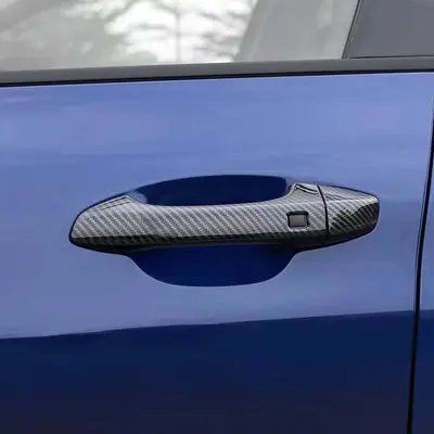 Hyundai Elantra Hybrid 2025-Present Carbon Fiber Door Handle Covers 4PCS – Buy Online Pakistan | CrazzyCars.pk