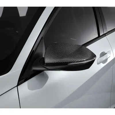Carbon Fiber Side Mirror Cover for Hyundai Elantra Hybrid 2025-Present – Buy Online Pakistan | CrazzyCars.pk