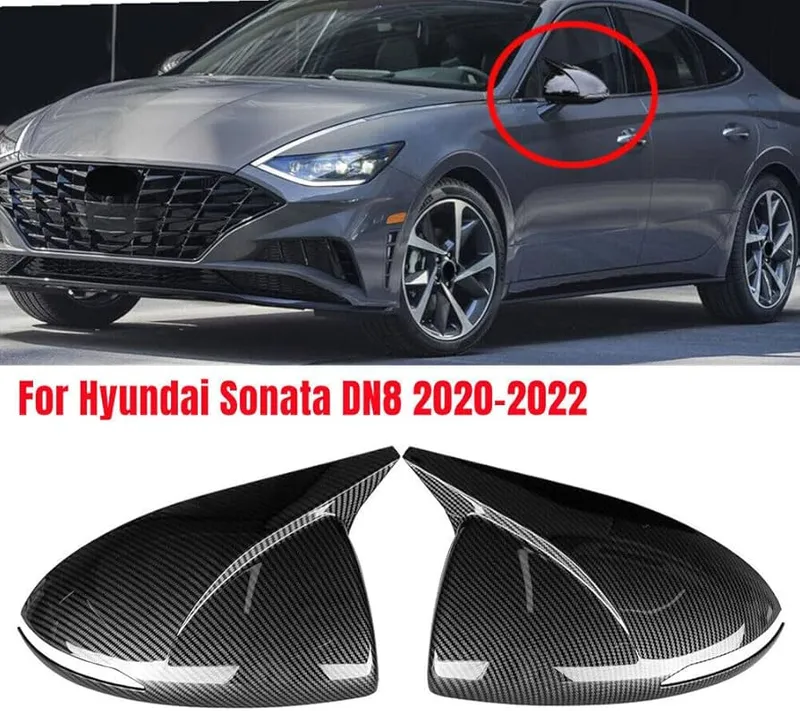 Hyundai Sonata DN8 2020-2024 Carbon Fiber Batman Side Mirror Cover Pakistan – CrazzyCars.pk
