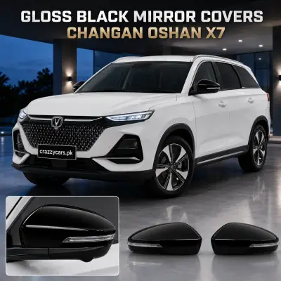 Changan Oshan X7 Batman Style Side Mirror Covers – Buy Online Pakistan | CrazzyCars.pk