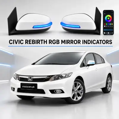 Civic Rebirth Side Mirror RGB Indicator