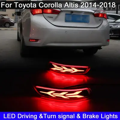 Toyota Corolla 2014-2018 Rear Bumper Reflector LED Light Pakistan – CrazzyCars.pk
