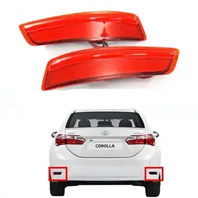 Toyota Corolla E170 LED Rear Bumper Reflector Upgrade Pakistan – CrazzyCars.pk