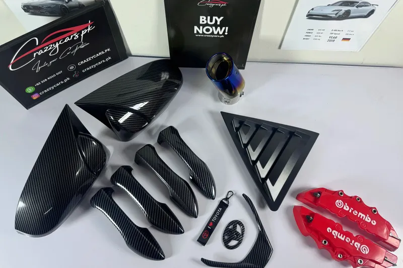 Toyota Corolla 2015-2026 Premium Accessories Bundle Deal Pack 3 Pakistan – CrazzyCars.pk