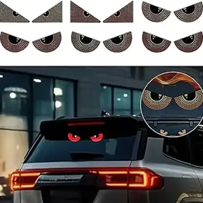 Devil Eye LED Car Rear Windshield Light 11 Modes