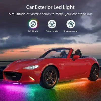 Dynamic Car Underglow RGB LED Underbody Kit