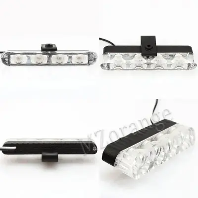 Grill LED Police Light Red Blue Emergency Strobe