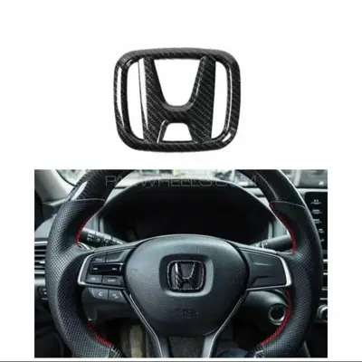 Honda Carbon Steering Monogram Logo Emblem – Buy Online Pakistan | CrazzyCars.pk