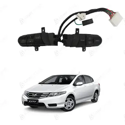 Honda City 2009-2021 Multimedia Steering Wheel Buttons — Honda City Classic (2009–2020) accessories
