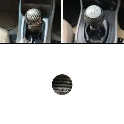 Honda City 2015-2020 Carbon Fiber Gear Lever Knob Cover