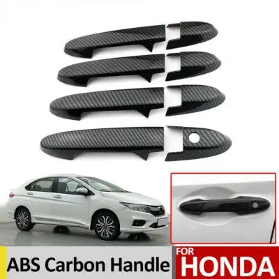 Honda City 2020-2026 Carbon Door Handle Cover Set – Buy Online Pakistan | CrazzyCars.pk
