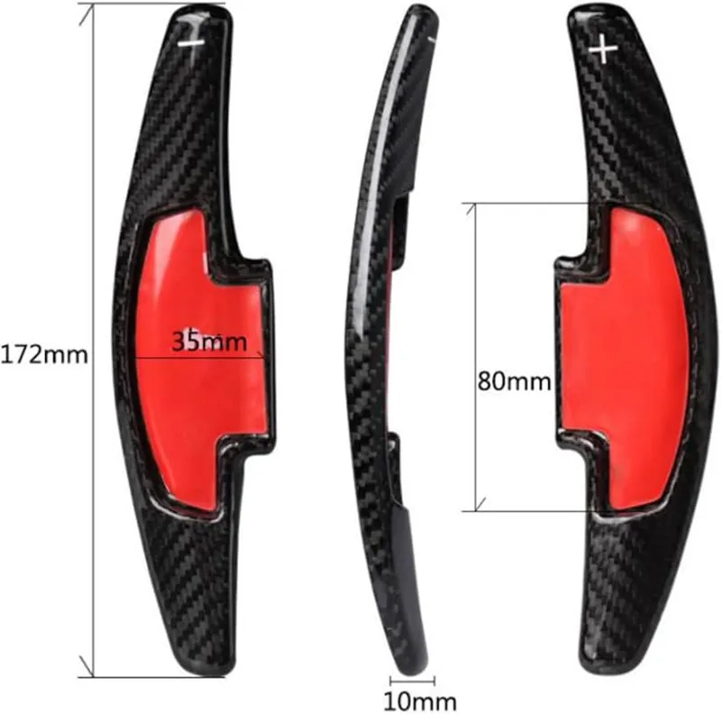 Honda City 2021-2026 Carbon Fiber Steering Wheel Paddle Shifters Pair