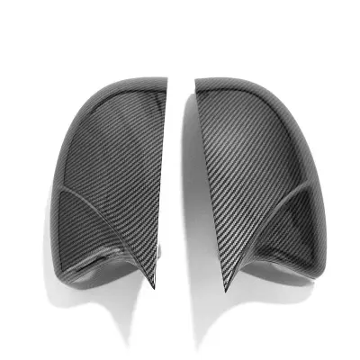Carbon fiber car side mirror covers for Honda, Toyota, Suzuki, Hyundai — sleek aerodynamic design