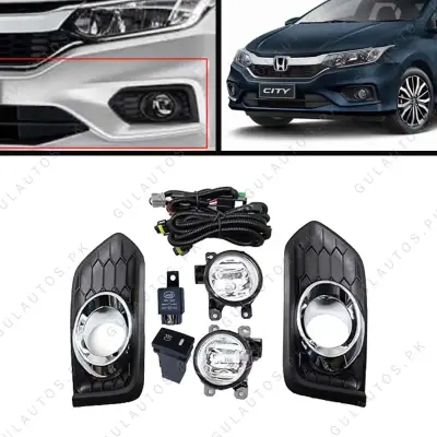 Honda City Premium Fog Lights With Covers 2020-2022