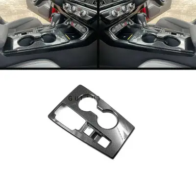 Honda Civic 2022-2026 Carbon Gear Box Console Panel — Honda Civic 11th Gen (2022–Present) accessories
