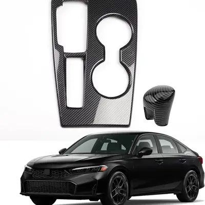 Honda Civic 11th Gen 2022-2026 Carbon Center Console Gear Shift Panel