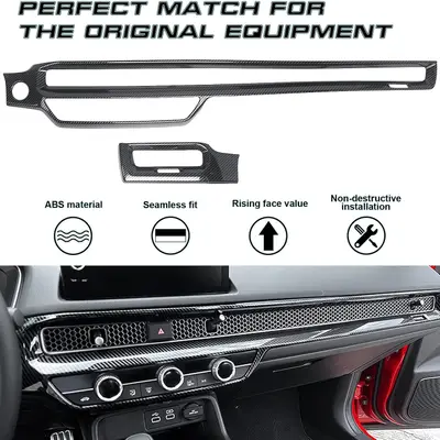Honda Civic 11th Gen 2022-2026 Carbon Fiber Dashboard Trims 2PCS