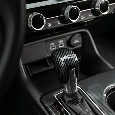 Honda Civic 11th Gen 2022-2026 Carbon Gear Shift Knob Cover