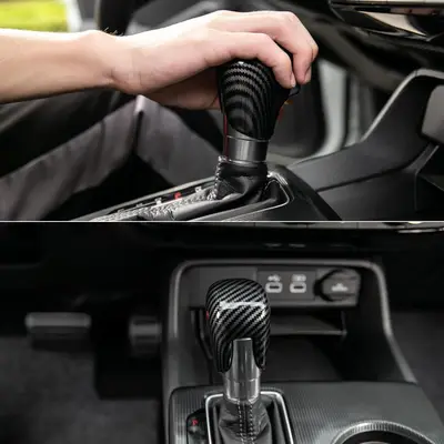 Honda Civic 11th Gen 2022-2026 Carbon Gear Shift Knob Cover