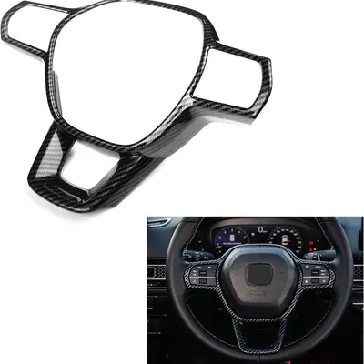 Honda Civic 11th Gen 2022-2026 Carbon Steering Wheel Decorative Trim