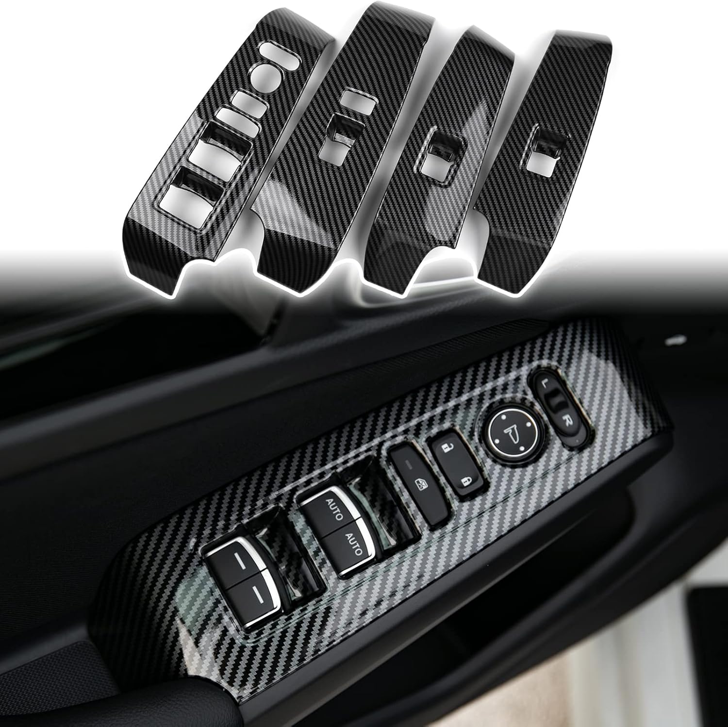 Honda Civic 11th Gen 2022-2026 Carbon Window Control Armrest Cover