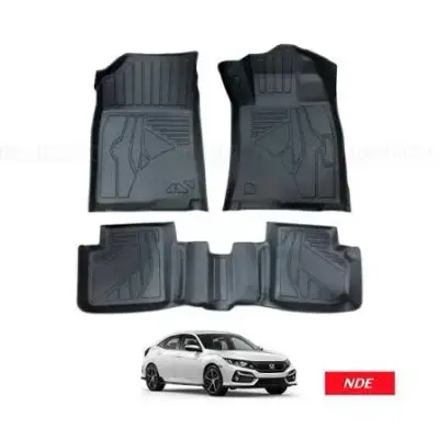 Honda Civic 2016-2021 TPE Floor Mats Premium — Honda Civic X (2016–2021) accessories