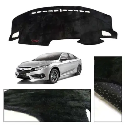 Honda Civic 2016-21 Velvet Dashboard Mat — Honda Civic X (2016–2021) accessories