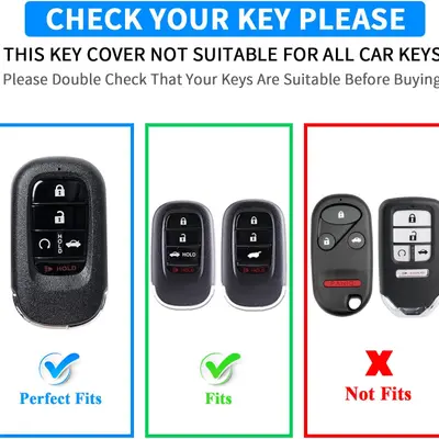 Honda Civic 2022-2026 Carbon Fiber Key Fob Cover 5-Button