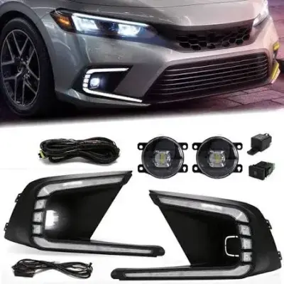 Honda Civic Front Bumper Elegant DRL 2022-2024