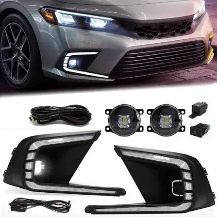 Honda Civic Front Bumper Elegant DRL 2022-2024
