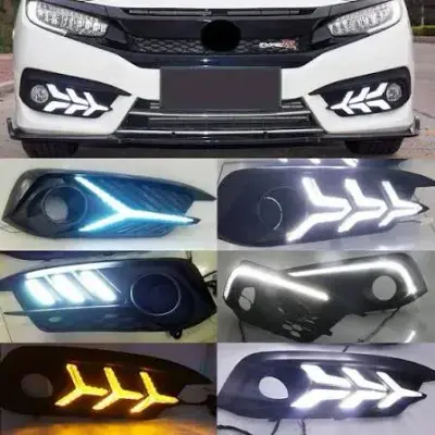 Honda Civic Front Bumper Turn Signal DRL 2016-2020