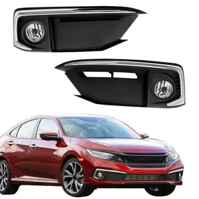 Honda Civic Premium Fog Lights With Covers 2018-2020