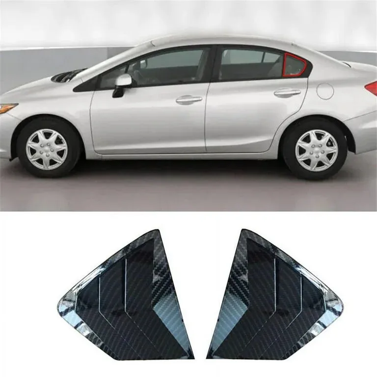 Honda Civic Rebirth 2012-2015 Carbon Window Quarter Covers