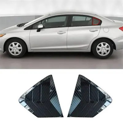 Honda Civic Rebirth 2012-2015 Carbon Window Quarter Covers – Buy Online Pakistan | CrazzyCars.pk
