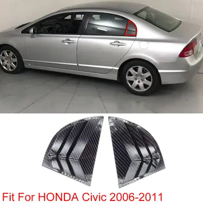 Honda Civic Reborn 2006-2012 Carbon Window Quarter Covers – Buy Online Pakistan | CrazzyCars.pk