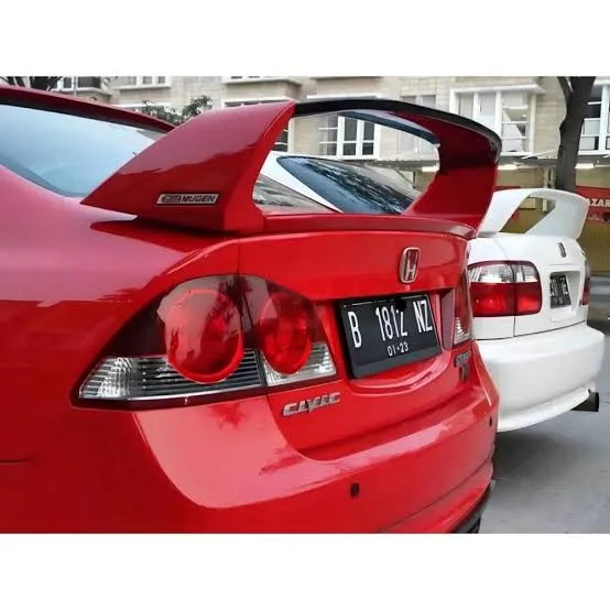 Honda Civic Reborn 2007-2011 Mugen RR Rear Trunk Spoiler Unpainted ABS