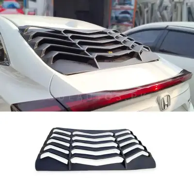 Honda Civic X 2016-2021 Back Mirror Rack Louver Fibreglass Pakistan – CrazzyCars.pk