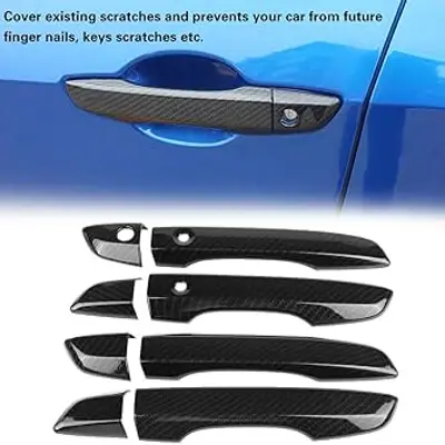 Honda Civic X 2016–2021 Carbon Style Door Handle Cover Full Set – Buy Online Pakistan | CrazzyCars.pk