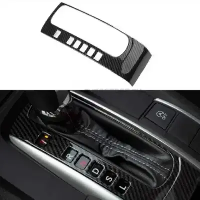 Honda Civic X 2016-2021 Carbon Fiber Gear Panel Trim — Honda Civic X (2016–2021) accessories