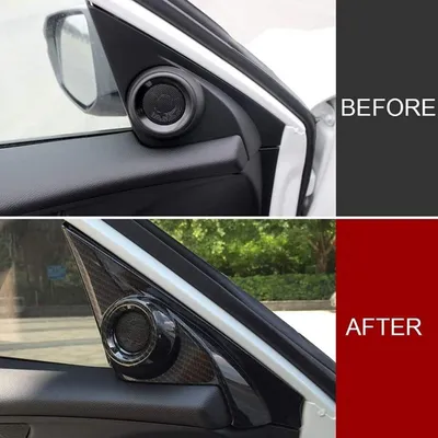Honda Civic X 2016-2021 Carbon Fiber Tweeter Speaker Covers