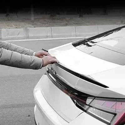 Hyundai Elantra Hybrid Rear Trunk Slim Style Spoiler 2026 Unpainted ABS