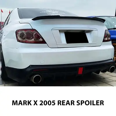 Mark X Spoiler Unpainted ABS 2004-2009 — Toyota Mark X 1st Gen (X120) accessories