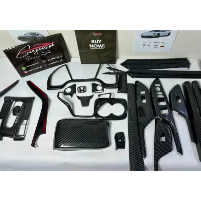 Honda Civic X Carbon Interior Trim Kit Full Set Pakistan – CrazzyCars.pk