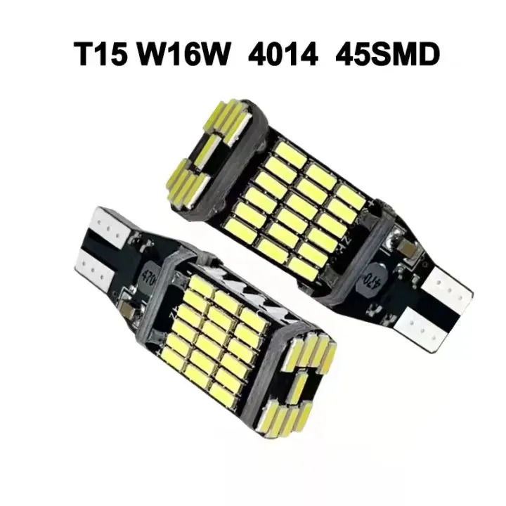 Reverse Bright Light Bulb 24 SMD LED W16W T15 4-Pack