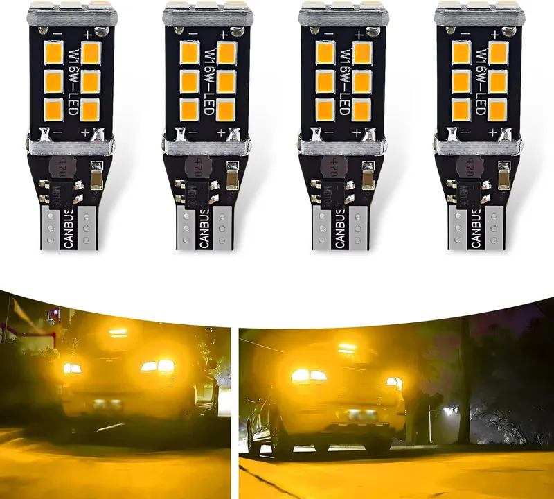 Reverse Bright Light Bulb 24 SMD LED W16W T15 4-Pack