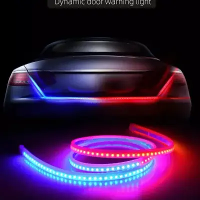 SOS Police Strip Light Red Blue LED Emergency Strobe