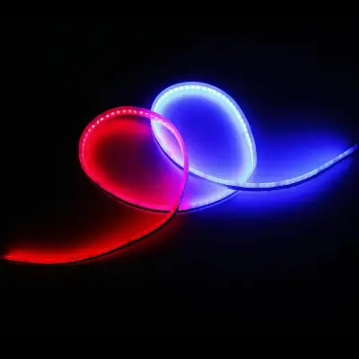 SOS Police Strip Light Red Blue LED Emergency Strobe